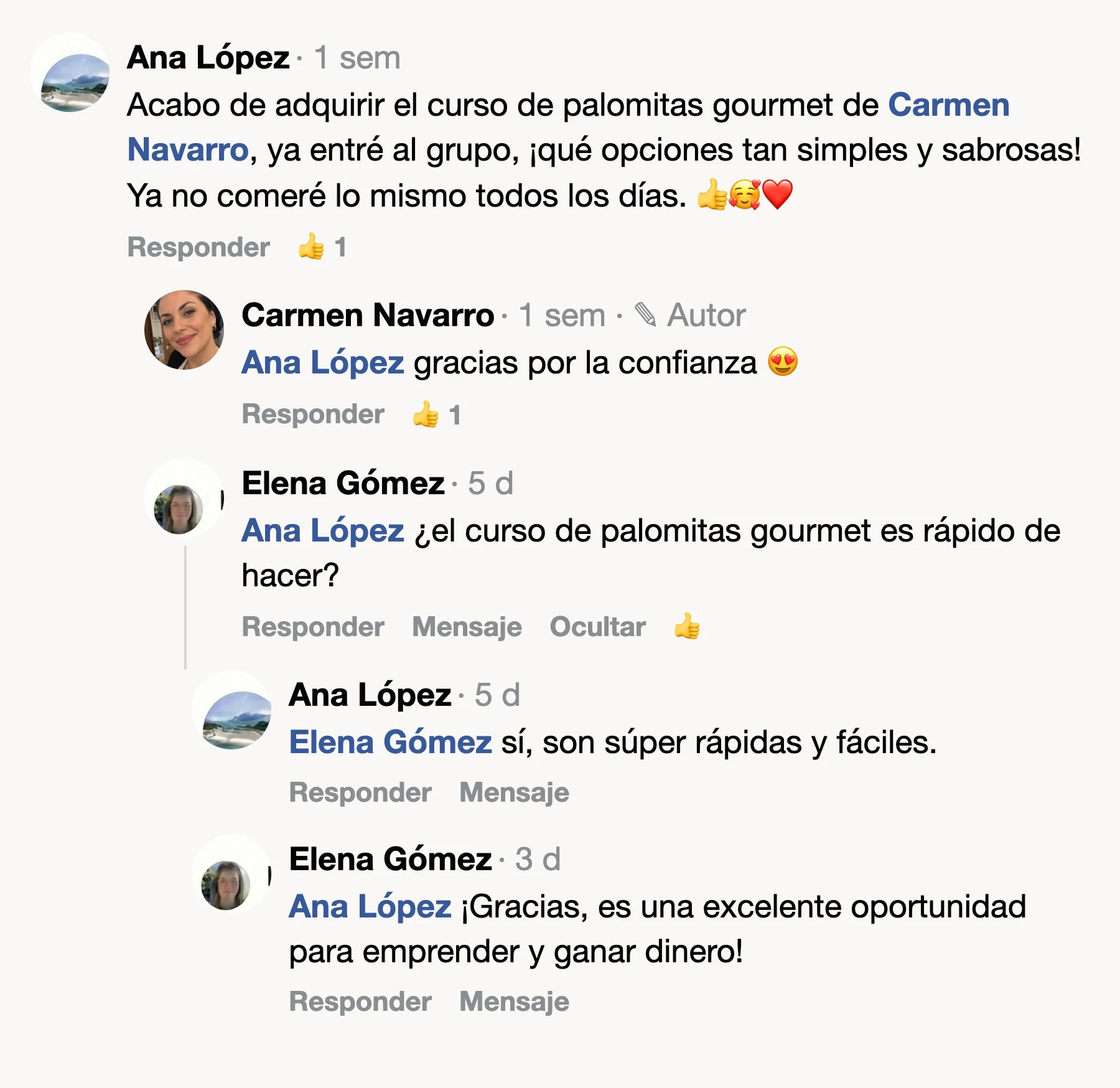 Testimonio de alumna 5